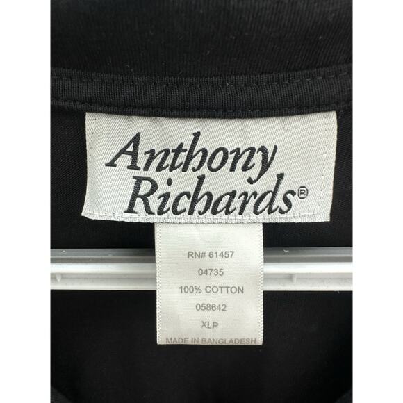 Anthony Richards Womens Two-Piece Petite XL Contrast Stripe Black White Pantset - Picture 4 of 16